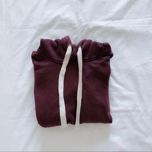 Thick Burgundy Hoodie